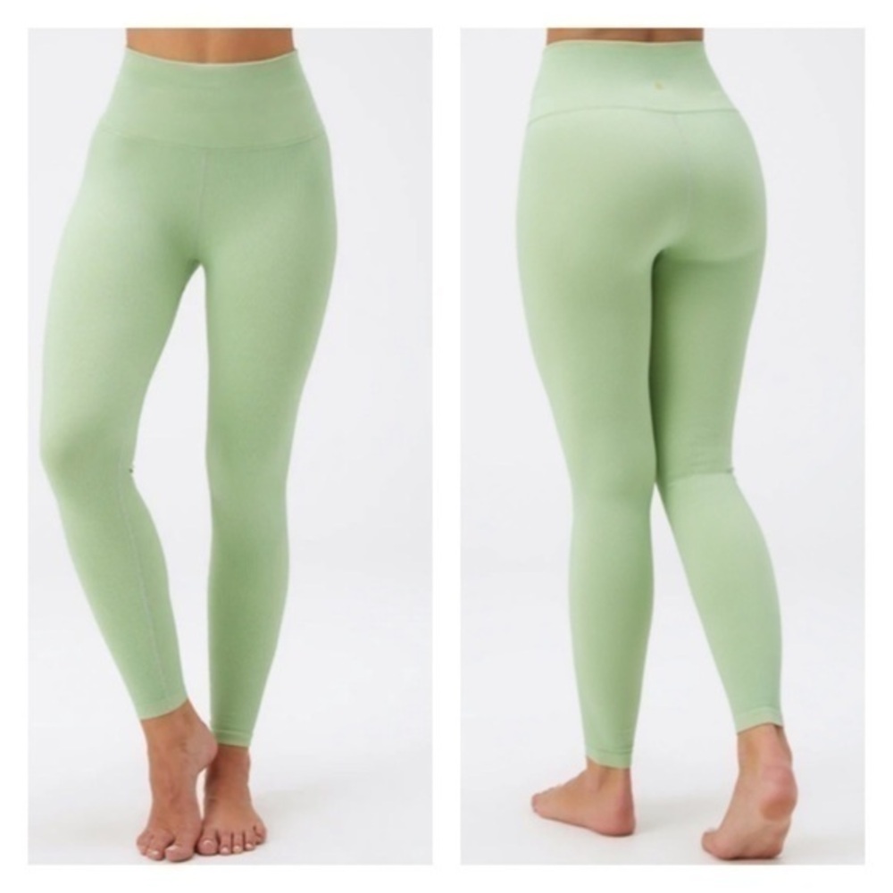 Spiritual Gangster Love Leggings‎ Ribbed Mojito Green XS/Small